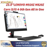 Lenovo ThinkCentre M820z M920z AIO 23.8" 1920x1080 FHD Core i5-8500 256/512GB SSD Hard Drive 8/16GB 