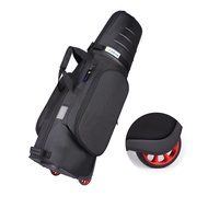 Foldable Golf Hard Shell Air Bag, Nylon 1680D+ABS Wheeled Check-In Bag