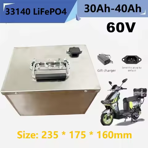 Batterie LiFePO4 60v, 30 - 40ah, Classe A, Pour Camping - Car, Bateau, Voiturette De Golf, Batterie 