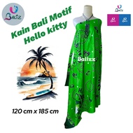 Kain Bali Pantai - Kain Bali Motif Bulu Karakter Hello Kitty JUMBO - Sarung Pantai Toko Balizz - Sar