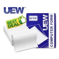 UEW COMPUTER FORM 9.5''X11 1PLY / 2PLY / 3PLY [ WHITE ]