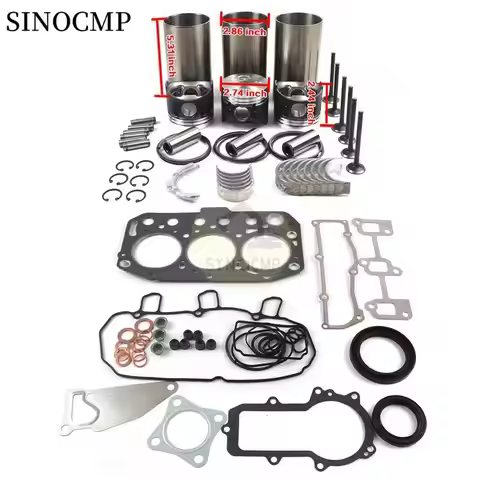 3TNV70 Engine Overhaul Rebuild Kit For Yanmar Engine 3TNV70 Excavators Loaders Truck Repair Parts En