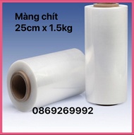 Màng pe 25cm x 15kg lõi mỏng màng chít 25cm hàng chất lượng cao