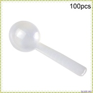 DLIFE⭐100pcs 1g White Plastic Measuring Spoon Gram Scoop Food Baking Medicine Powder