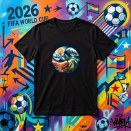 Nature Cup 26 Argentina Crossing Football Soccer T Shirt 2026 Fifa World Cup Fan Apparel Unisex Whit