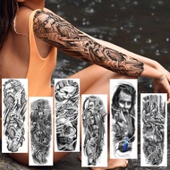 Factory Direct Full Arm Tattoo Stickers Sweatproof Flower Arm Full Arm Tattoo Large Image Stickers T