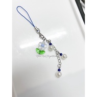 Handmade Phone Strap Keychain Beads Keychain Telefon Charms Beads