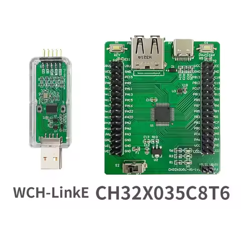CH32X035 Development Board CH32X035 Series USB PD PHY RISC-V4C MCU Evaluation Boards