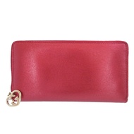 Gucci Heart Interlocking Wallet 308005 紅色RED，圓形拉鍊封口，型號 1346，成色極佳。二手