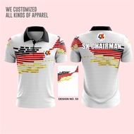 FULL SUBLIMATION SK TSHIRT POLO SHIRT FOR MEN