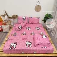 Ga Chống Thấm Cao Cấp PT Mẫu Họa Tiết Trơn Mèo Kitty Hồng