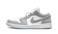 NIKE Jordan Womens WMNS Air 1 Low DC0774 105 White/Wolf Grey - Size 7W