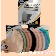 masker duckbil alkindo 4 play mix warna soft 50 pcs