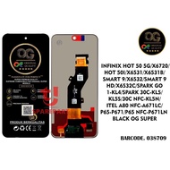LCD TOUCHSCREEN INFINIX HOT 50 5G / X6720 / HOT 50i / X6531 / X6531B / SMART 9 / X6532 / SMART 9 HD 