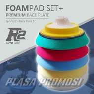 Foam Pad R2 6" / Busa Poles 6 inch Dengan Backing Pad 5 inch