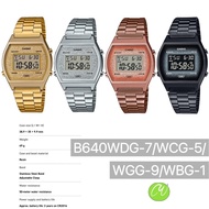 [CASIO WOMEN] Casio Glitter face design Digital Watch Model B640WDG-7 / B640WCG-5 / B640WGG-9  / B64