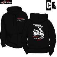 Honda Click 125i/150i Version 1 Vinyl Customize Clothing Express Hoddie Jacket