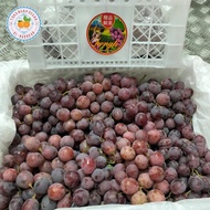 buah anggur merah fresh per 1 krat