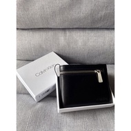 CALVIN KLEIN BLACK LEATHER MEN’S WALLET