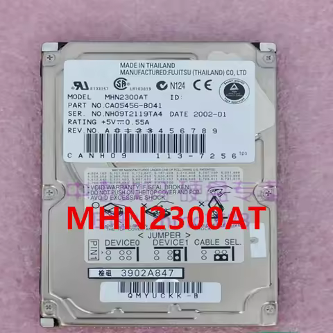 Almost New Original HDD For Fujitsu 30GB 2.5" 2MB IDE 4200RPM For Notebook HDD MHN2300AT
