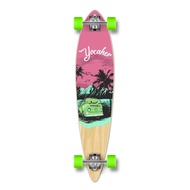 Complete Pintail Longboard Skateboards w/Premium Grip Tape, Aluminum Truck, ABEC-9 Bearings, 71mm Sk