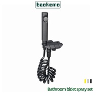 baokemo Brass Bathroom Bidet Sprayer Set Sanitary flusher Toilet Portable Bidet Shower Set