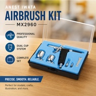 ANEST IWATA MX2960 Airbrush Set – Precision Spray Kit with Accessories for Hobby & Artwork