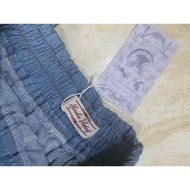 NEW NEW JIYU CULOT LOOSE DENIM LACE STRAP BY HIMEKA VINTAGE