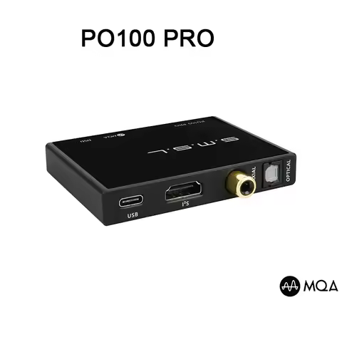 SMSL PO100 PRO Audio Decoder USB Digital Interface MQA Decoding XOMS XU316 DSD64 Optical Coaxial DSD