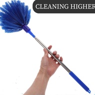 Long Handle Cobweb Duster Ceiling Cleaning Brush High Reach Dust Remover Glass Window Roof Cleaner