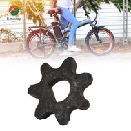 EMERAY Motor Pinion Gear, Carbon Steel Black Chain Wheel Sprocket, Durable Thickness 3mm 7 Teeth Mot