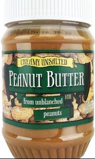 Trader Joe's crunchy creamy smooth unsalted unblanched high protein peanut butter Kosher  美國 粗粒 幼滑 無