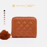 BELINDA Wallet For Woman Leather Korean Fashion Multi-Slot Card Holder Coin Purse Short Wallet E005