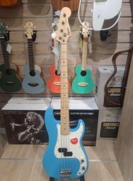 Squier Sonic Precision Bass Cap 四弦 電貝斯 藍色 EraMusic