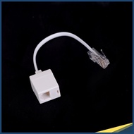 （NEW） RJ11 6P4C Female To Ethernet RJ45 8P8C Male F/M Adapter Converter Cable Phone
