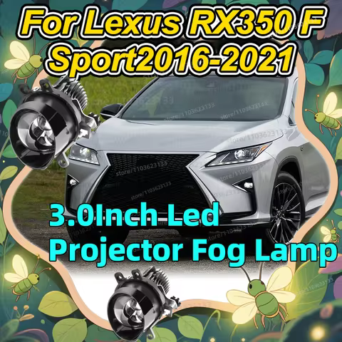 3 inch Bi-led Laser Fog Light Projector Lens H11 H8 H9 For Lexus RX350 F Sport2016 2017 2018 2019 20