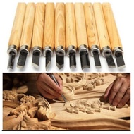 PERALATAN MATA Art Carving Knife Contents 10 in 1 Hobby Crafting Art Knife Metal Handle Blade Making
