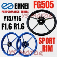 ENKEI FG505 Y15 / Y15Z / Y15ZR / Y16 / Y16ZR ENKEI FG505 CNC SPORT RIM 1.6 / 1.6-17 READY STOCK