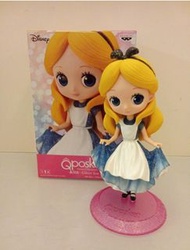 Qposket Disney Alice in Wonderland Glitter Line Display Figure 迪士尼愛麗絲夢遊仙境公主 閃爍版 擺設公仔