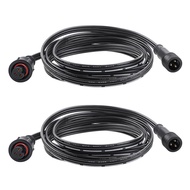 ALITOVE 6.56 kaki 3 Pin xConnect Kabel Sambungan dengan 17mm Lelaki & 12mm*23mm Perempuan X-Penyambu