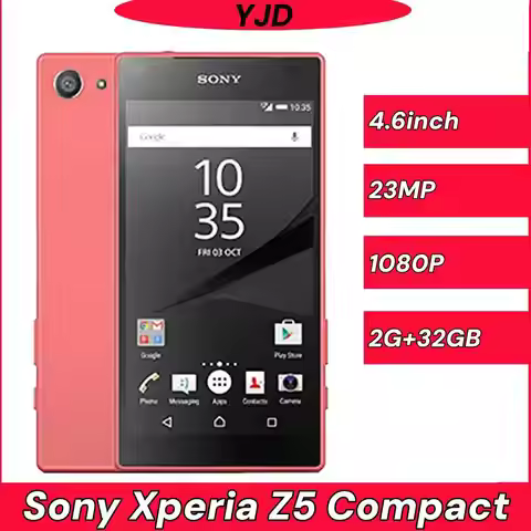 Used 97% New Sony Xperia Z5 Compact E5823 SO-02H Original RAM 2GB ROM 32GB Android 4.6" 23MP 1080P Z