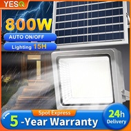 800W Solar Light Outdoor Lighting Waterproof Lampu Solar Auto On/Off Solar Light Lampu Solar Outdoor With Remote Control