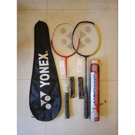 21lbs badminton racket complete package racket + bag + grip + shuttlecock