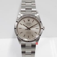 ROLEX勞力士 14010現貨 13畫 空中霸王 Air-King銀色T柱時標面盤 錶徑34 大眾當舖 編號A642