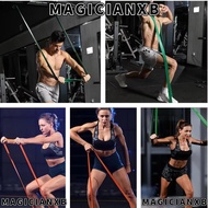 MAGICIANXB Yoga Tension Band, 5-85 lbs TPE Fitness Elastic Band,  Elastic Resistance Bands Strength 