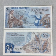 Uang indonesia lama pecahan 21/2 rupiah tahun 1961
