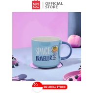 Miniso Snoopy the Little Space Explorer Collection Pearl Glaze Ceramic Cup (400mL) Ceramic Cup / Blue Mug