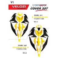 Body Cover Set Coverset Y15ZR Y15Z Y15 V1 V2 Yellow Black Plain Kosong