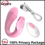 Wearable Dildo Vibrator For Female Wireless Remote Control U Shape Clitoris Stimulator Invisible Sex Toys