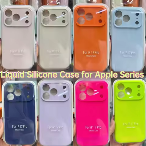 Luxury Liquid Silicone Original 1:1 Phone Case For iPhone Air 17 Pro Max 17 Pro 17 AI Camera Button 